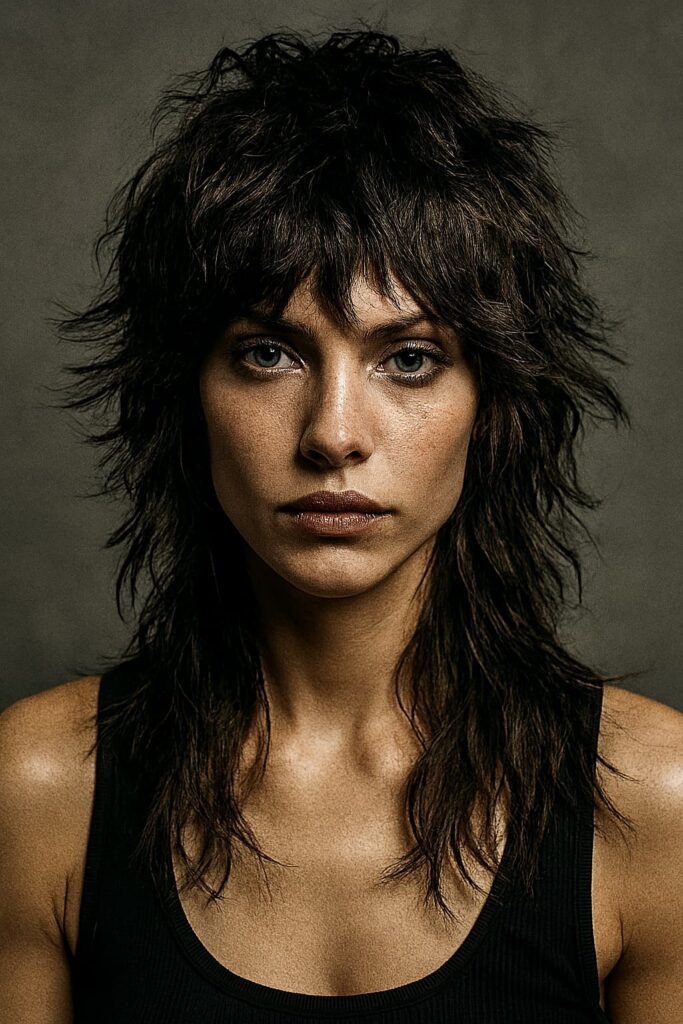 Modern Textured Wolf Cut 2026 with edgy layered texture