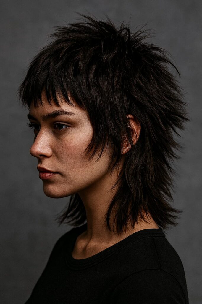 Short Choppy Wolf Cut 2026 with textured layers for thick or wavy hair