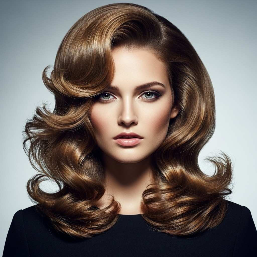Contemporary Glam Cut haircut for women 2026 glamorous layered hairstyle
