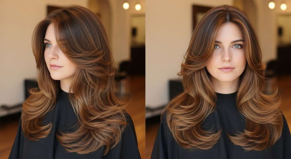 Effortless Long Cascade haircut for women 2026long layered hair