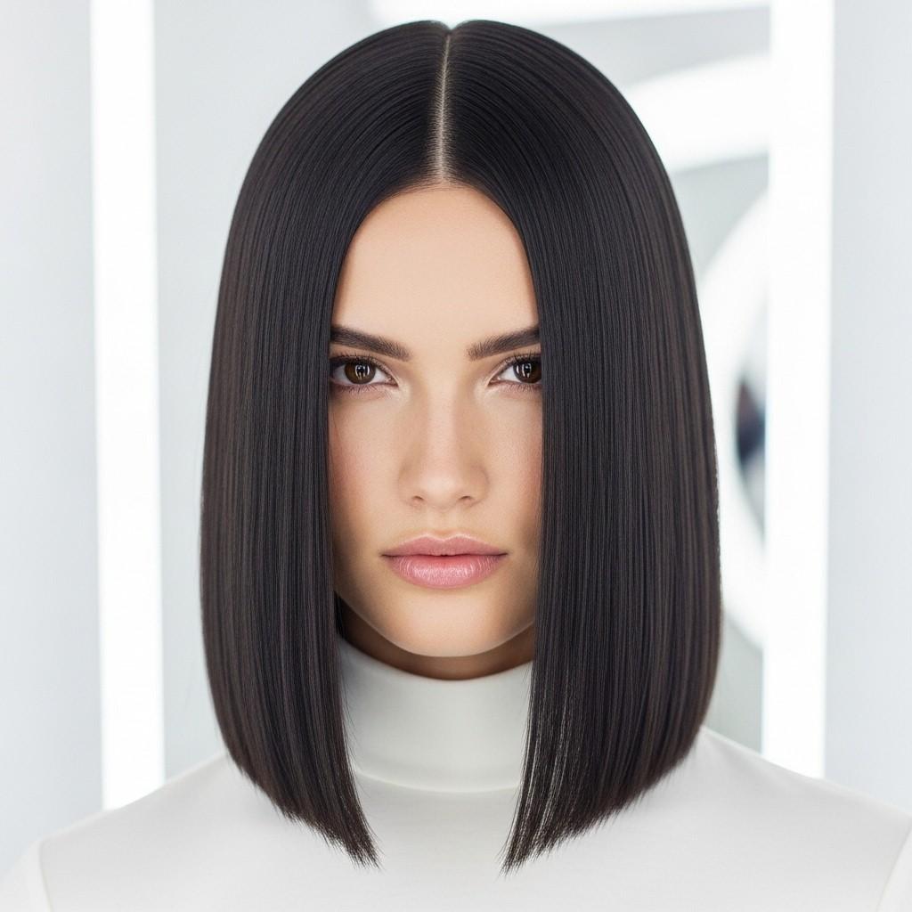 Sleek Minimalist Lob haircut for women 2026 long bob hairstyle
