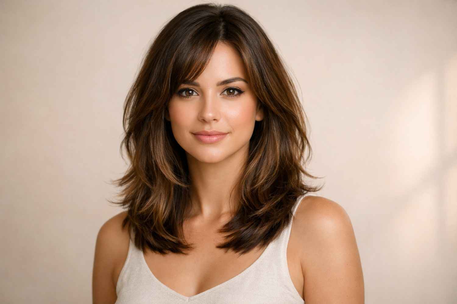 23 medium length hairstyles trendy featured imag