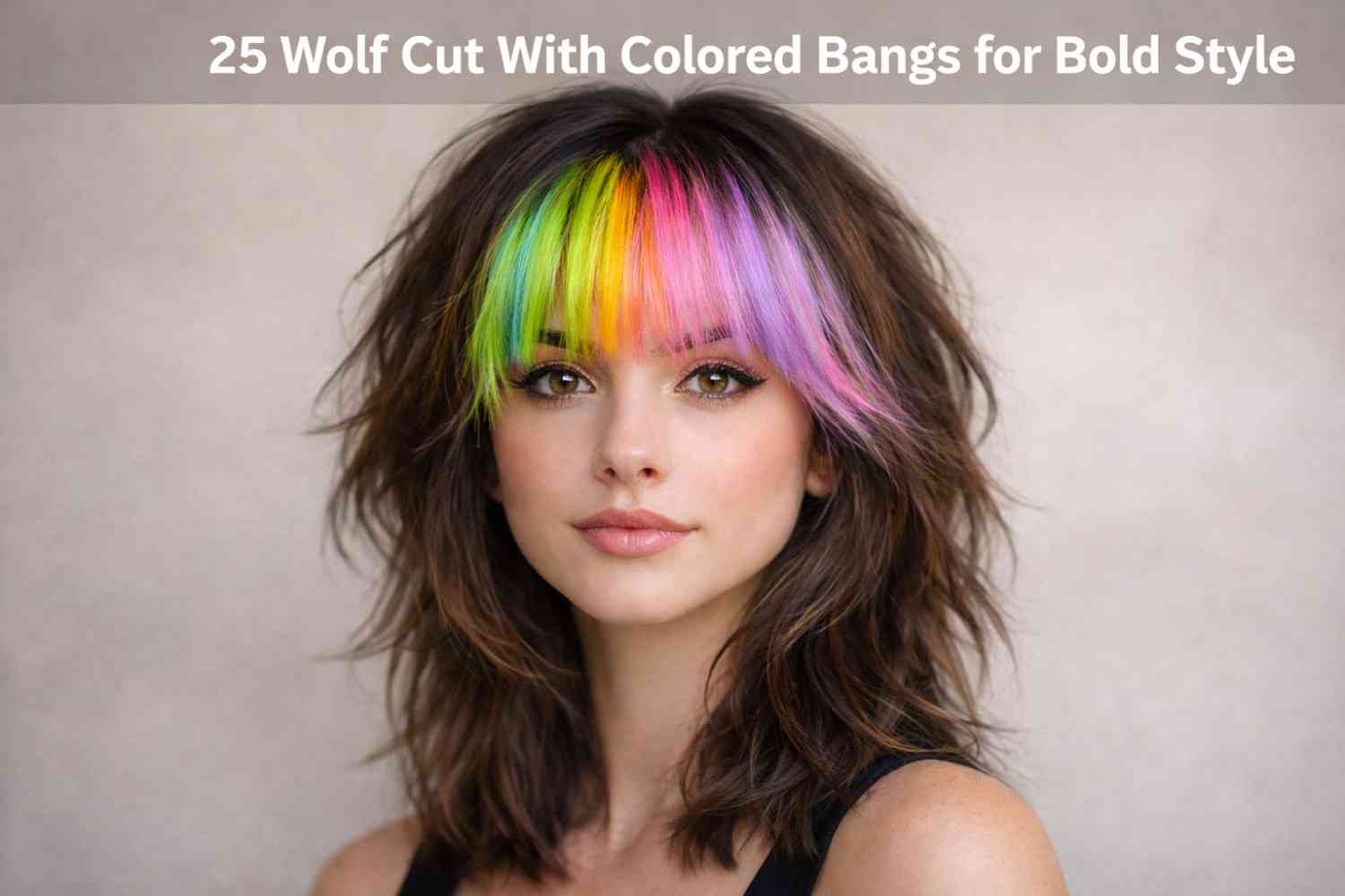 25 wolf cut with colored bangs bold style featured imag
