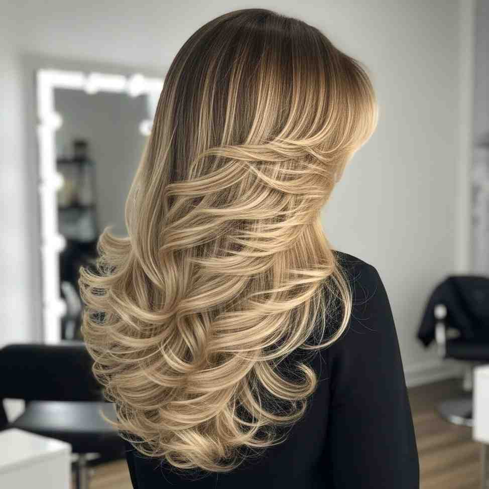 airy cascade long layers 202