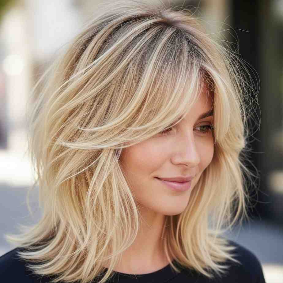 airy layered blonde wolf 202