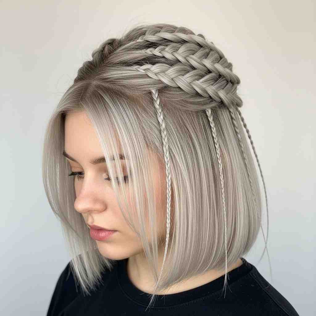 airy wolf cut floating micro braids 2026 2