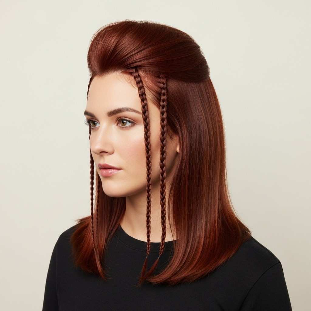 auburn wolf cut structured frame braids 2026 1