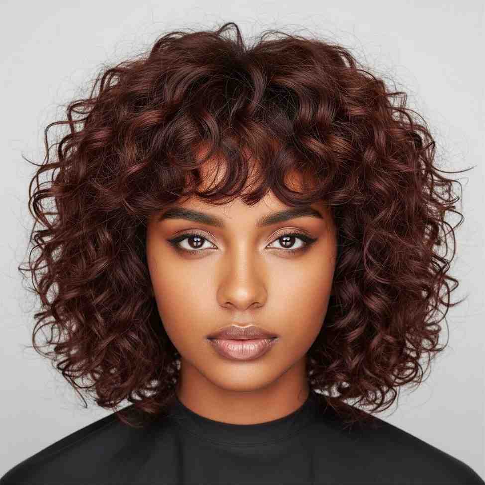 curly bob wolf cut fringe 2026