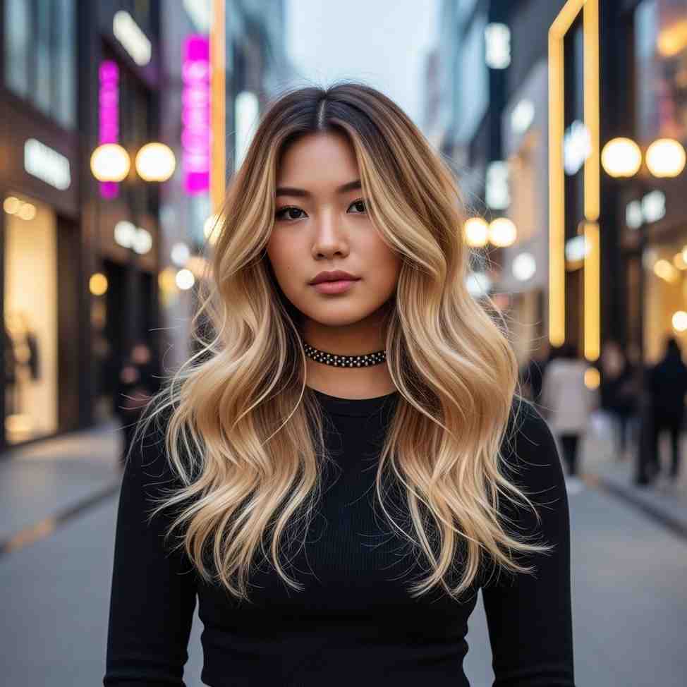 dimensional balayage wolf flo