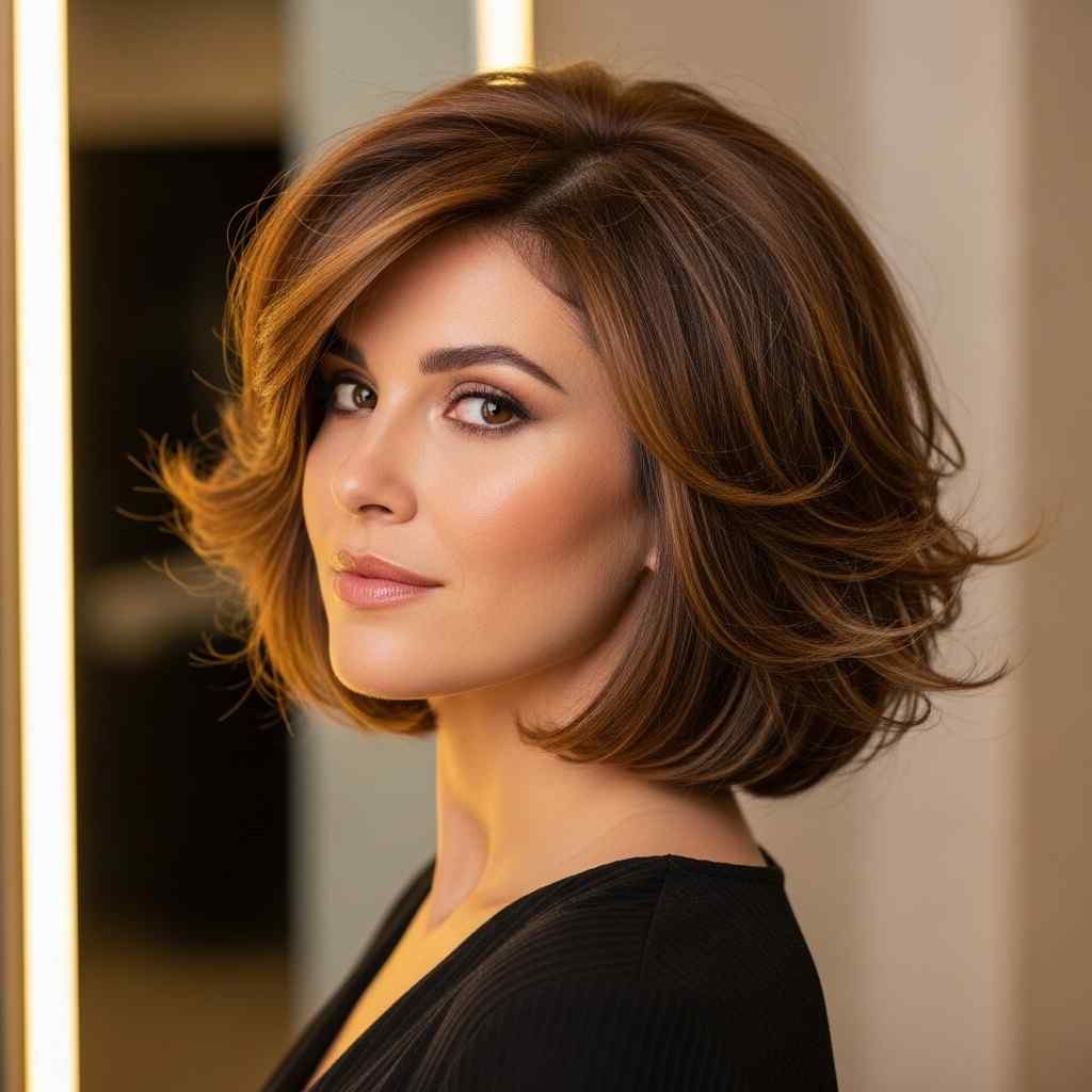 feathered lift bob 202