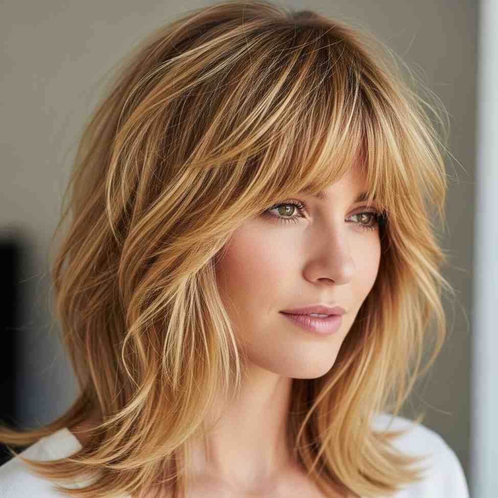 honey blonde shag wolf 202
