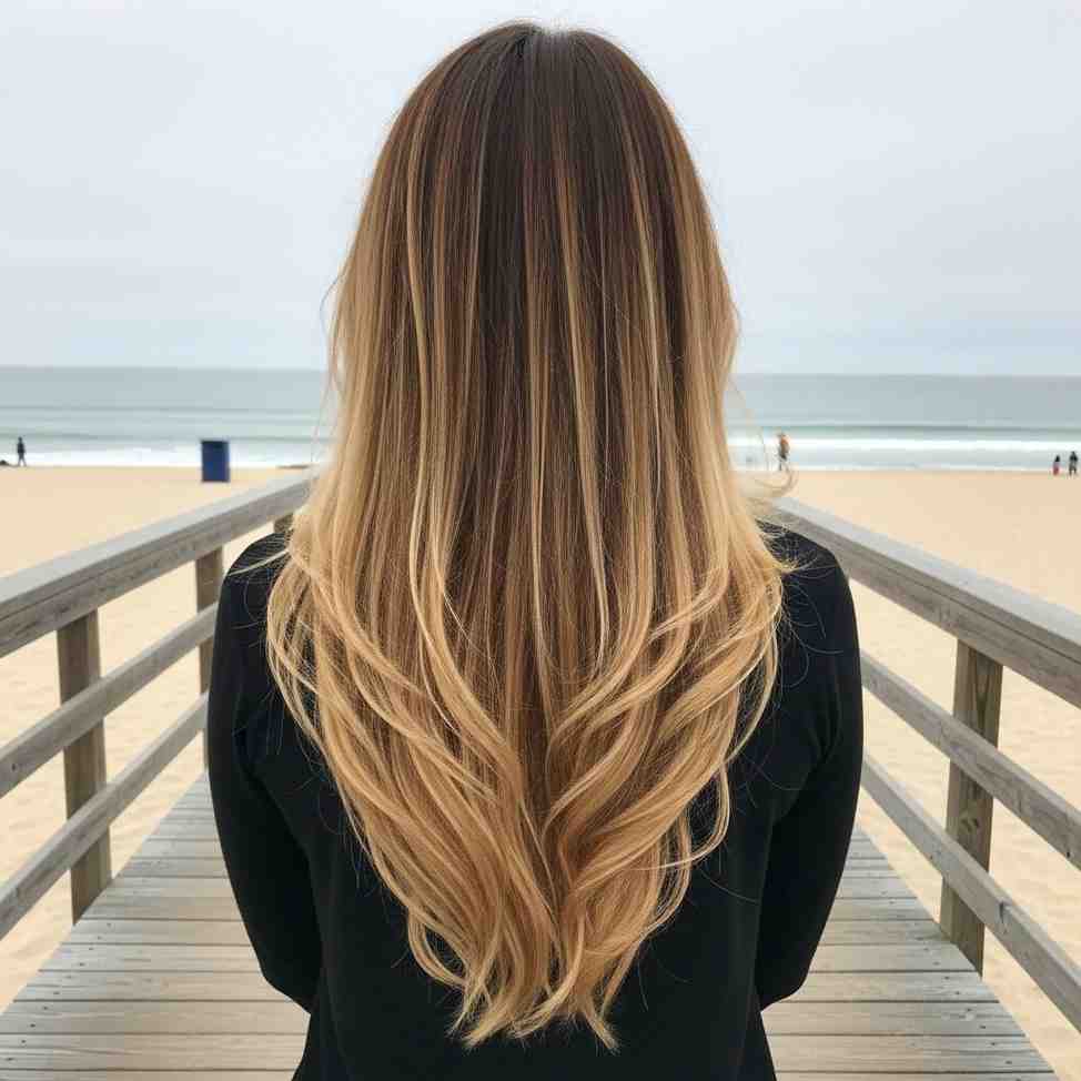 honey glazed long v cut layers