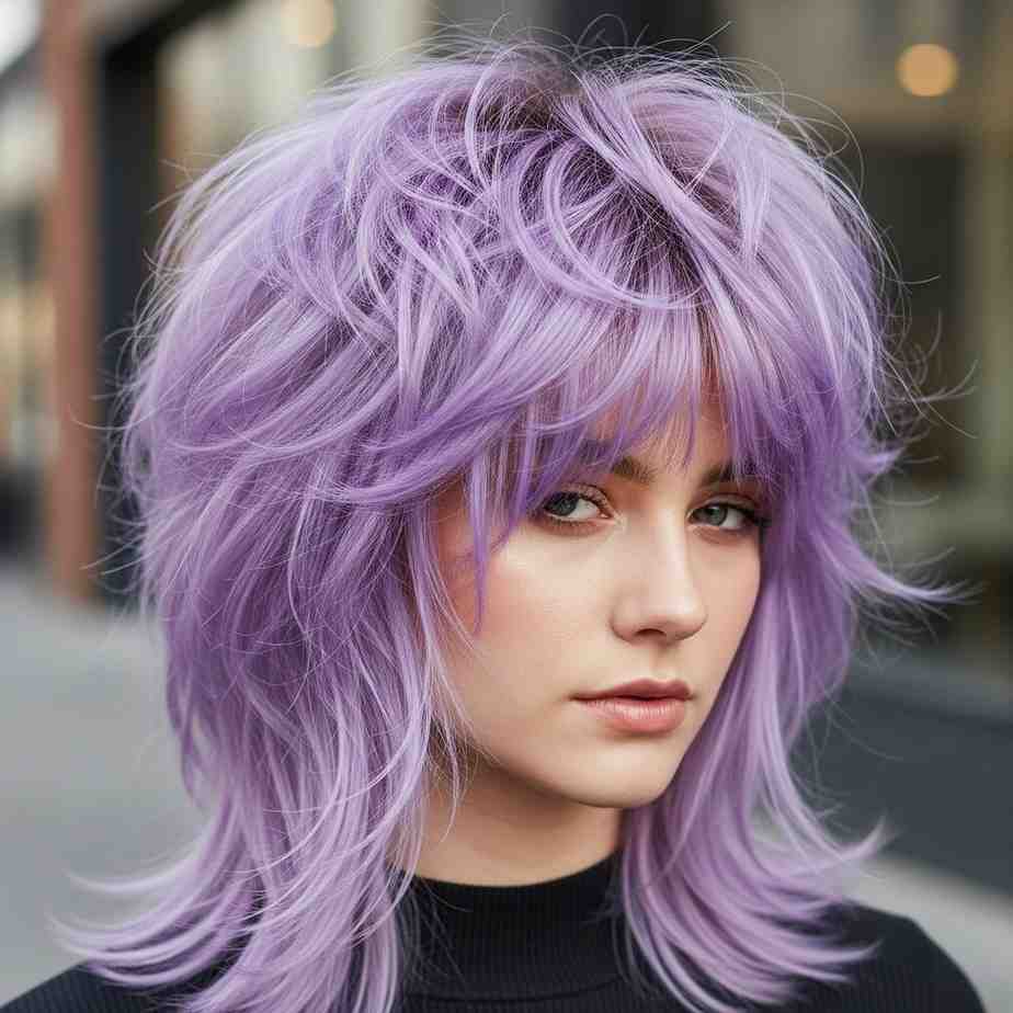lavender pop wolf cut 202