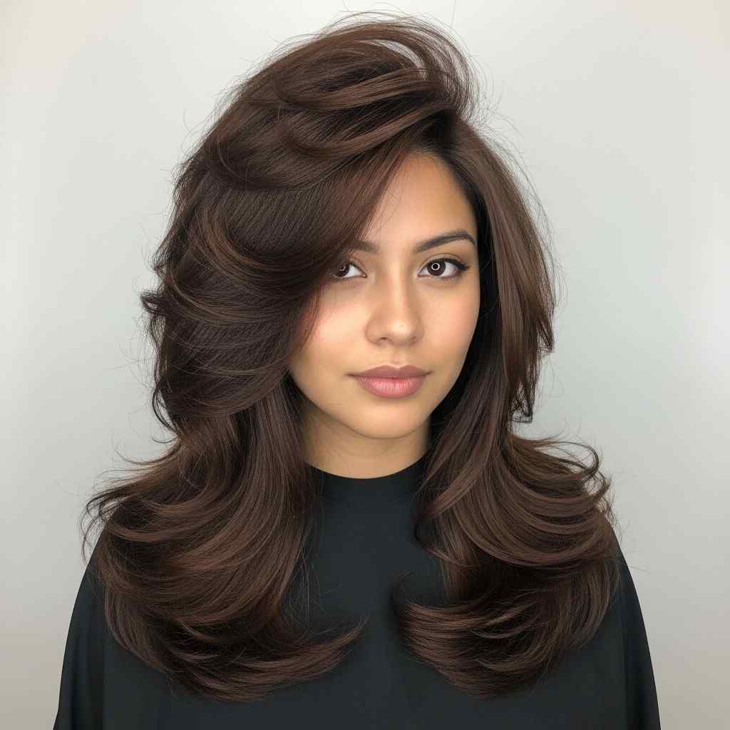long cascading fluffy wolf cut 2026
