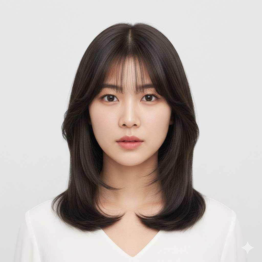 medium curtain layer hairstyle 2026