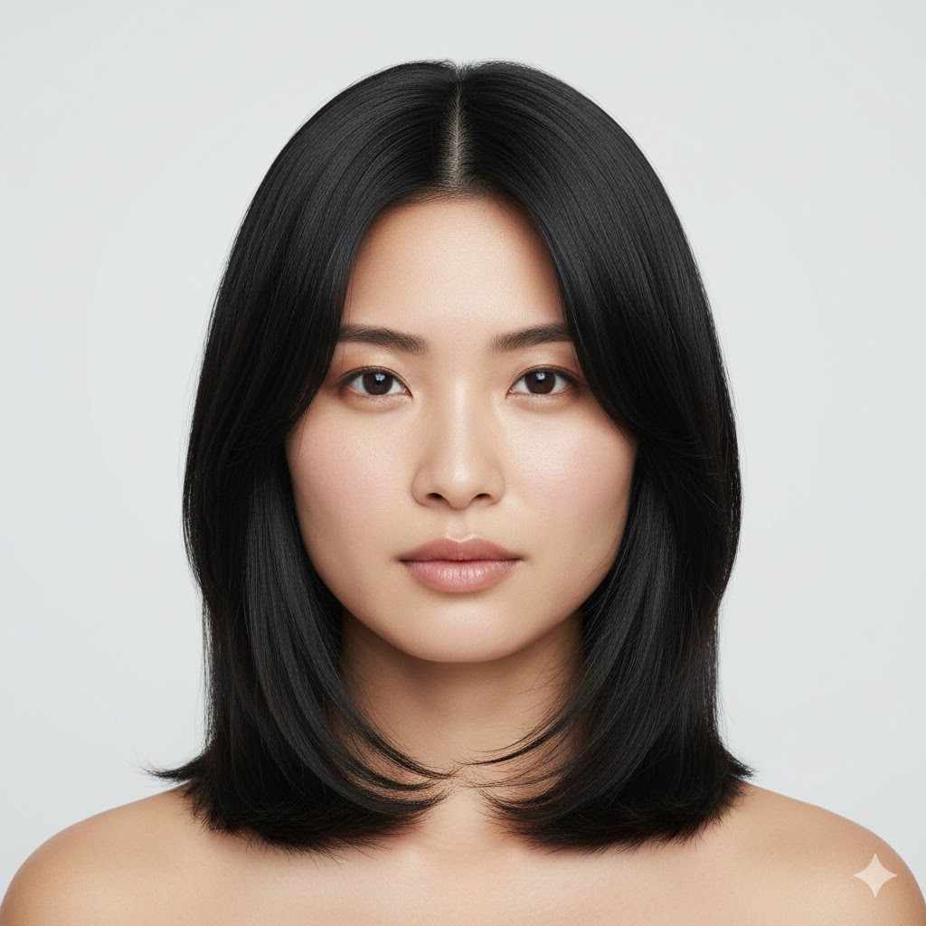 mid length face frame precision hairstyle 2026