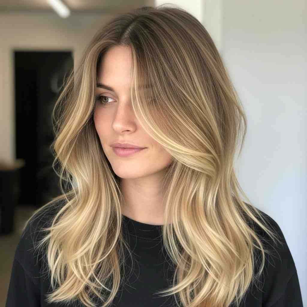 natural swing long layers 202