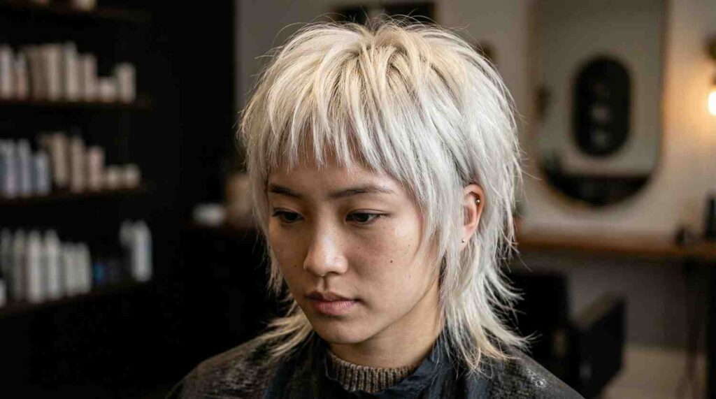platinum micro bang wolf cut 2026