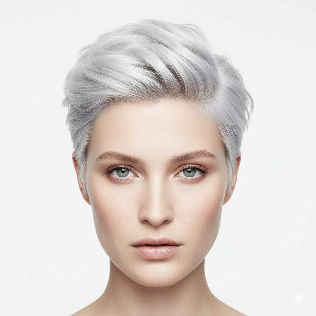 platinum rebel pixie rock hairstyle 2026