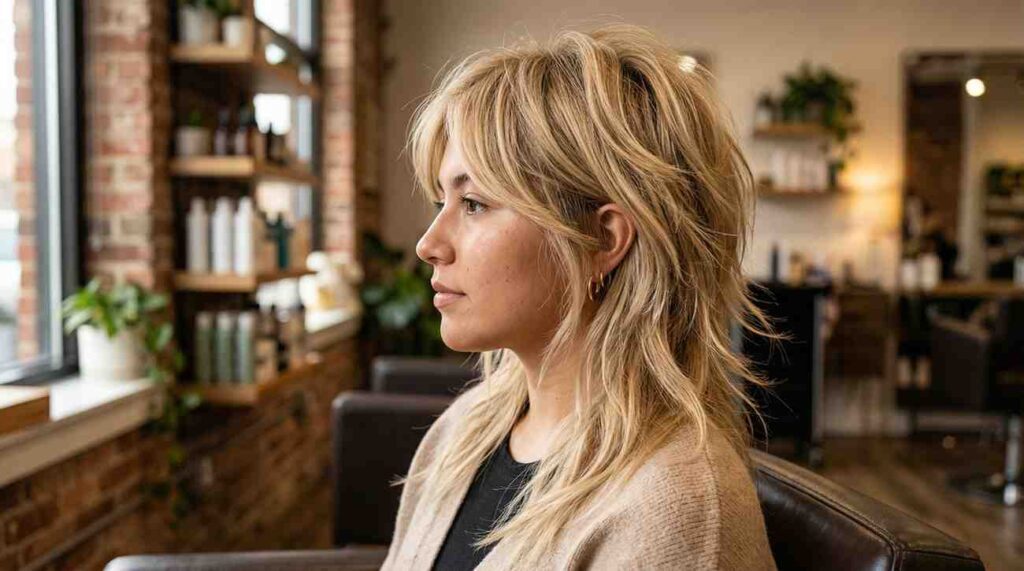 sandy beach blonde wolf cut 2026
