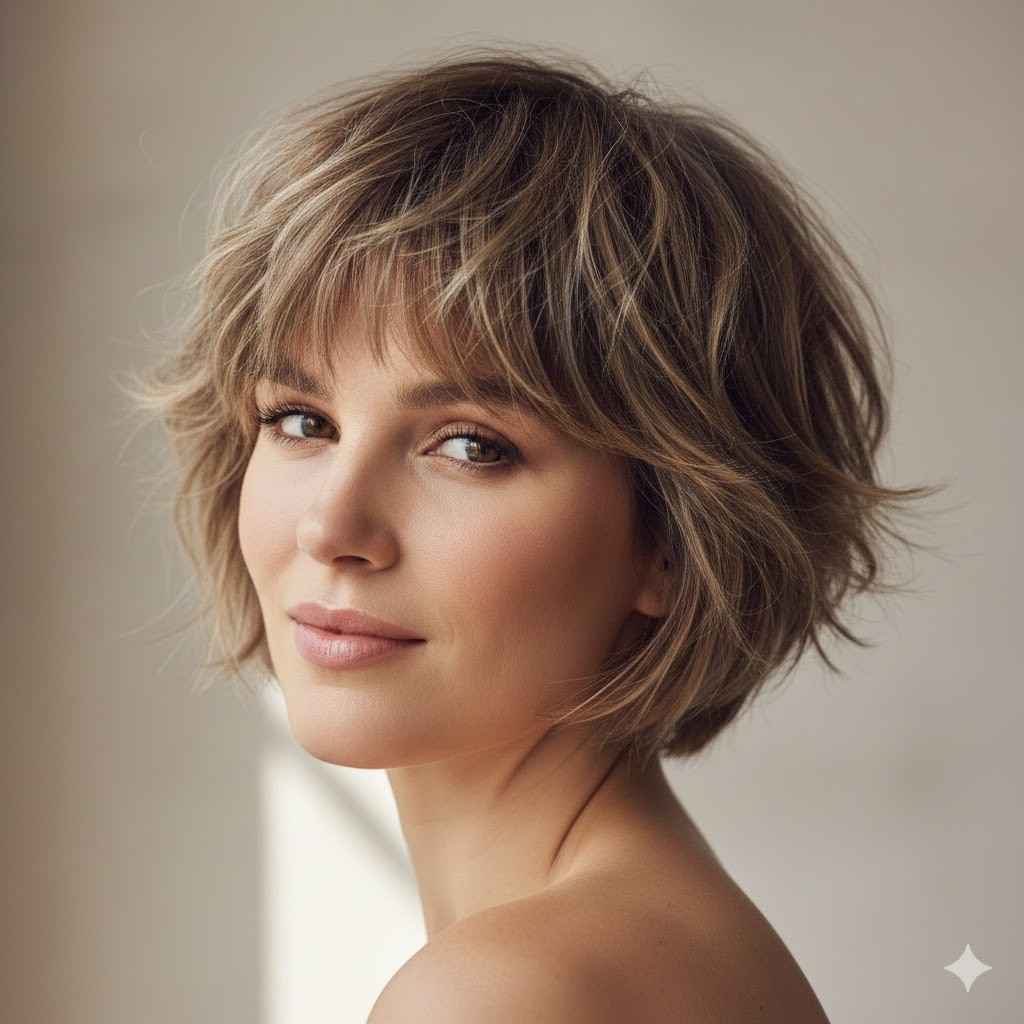 short wolf cut hairstyles for women