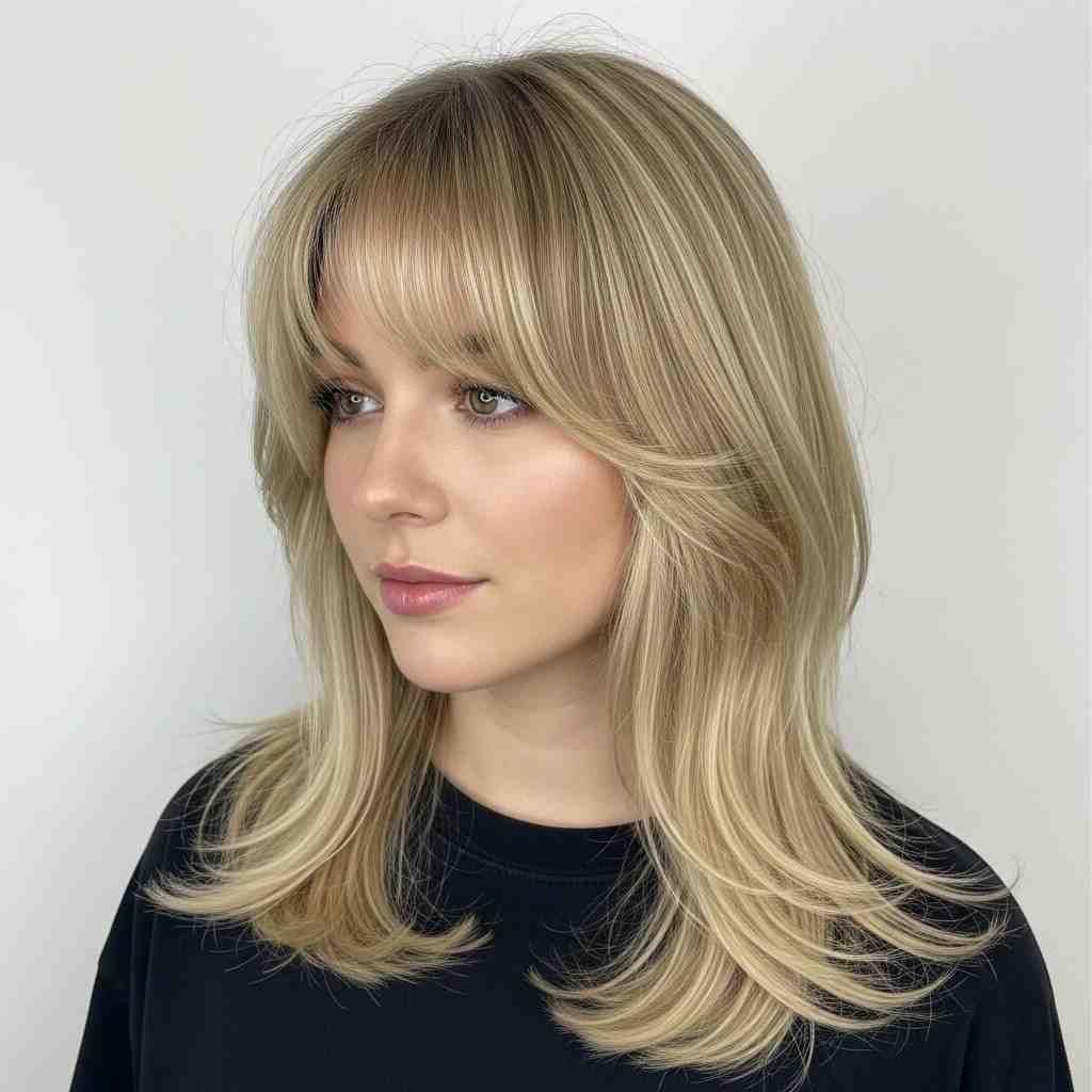 soft blonde wolf fringe 202