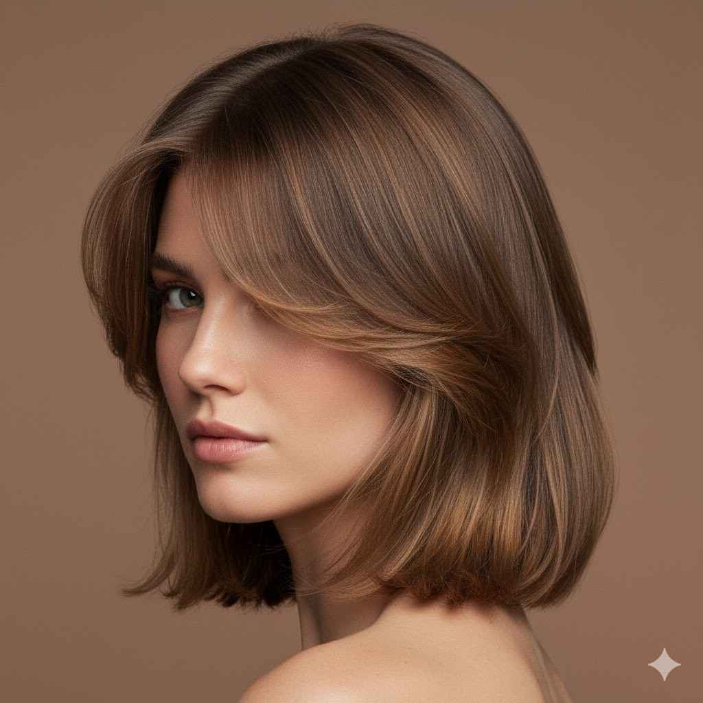 soft medium flow layered hairstyle 2026