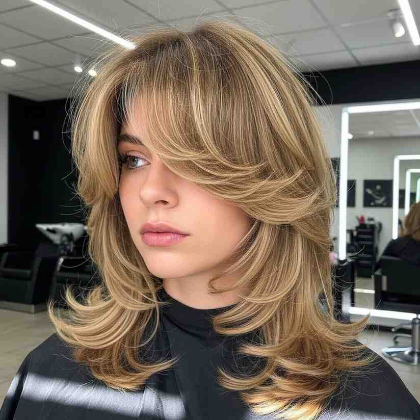 Statement 70s Layered Shag long haircut for women 2026