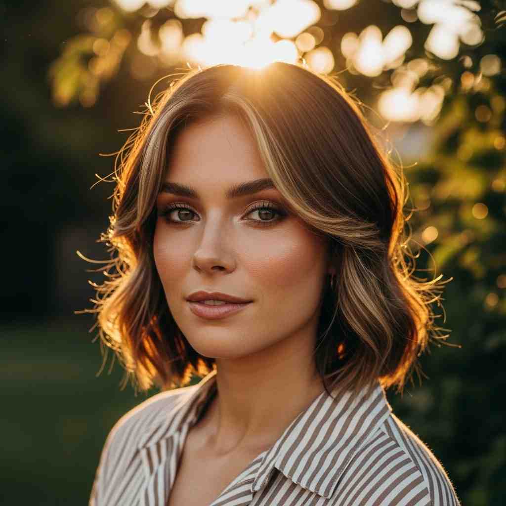 subtle sun kissed layerin