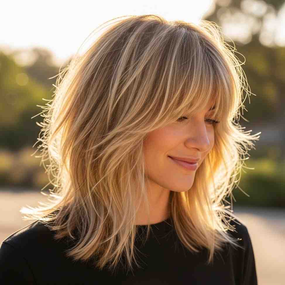 sunlit blonde layer wolf 202