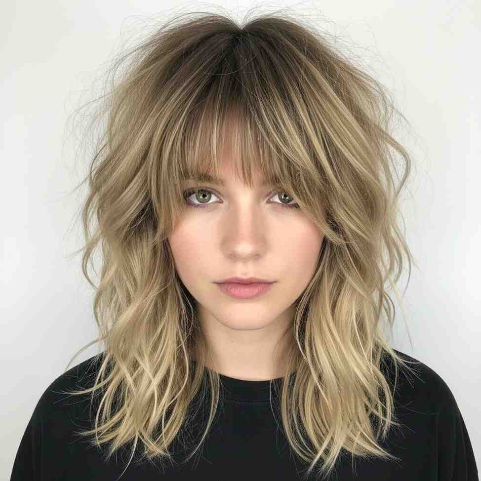 tousled blonde bang wolf 202