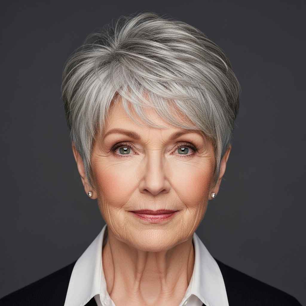 Volume boost pixie 2026 haircut for women over 70