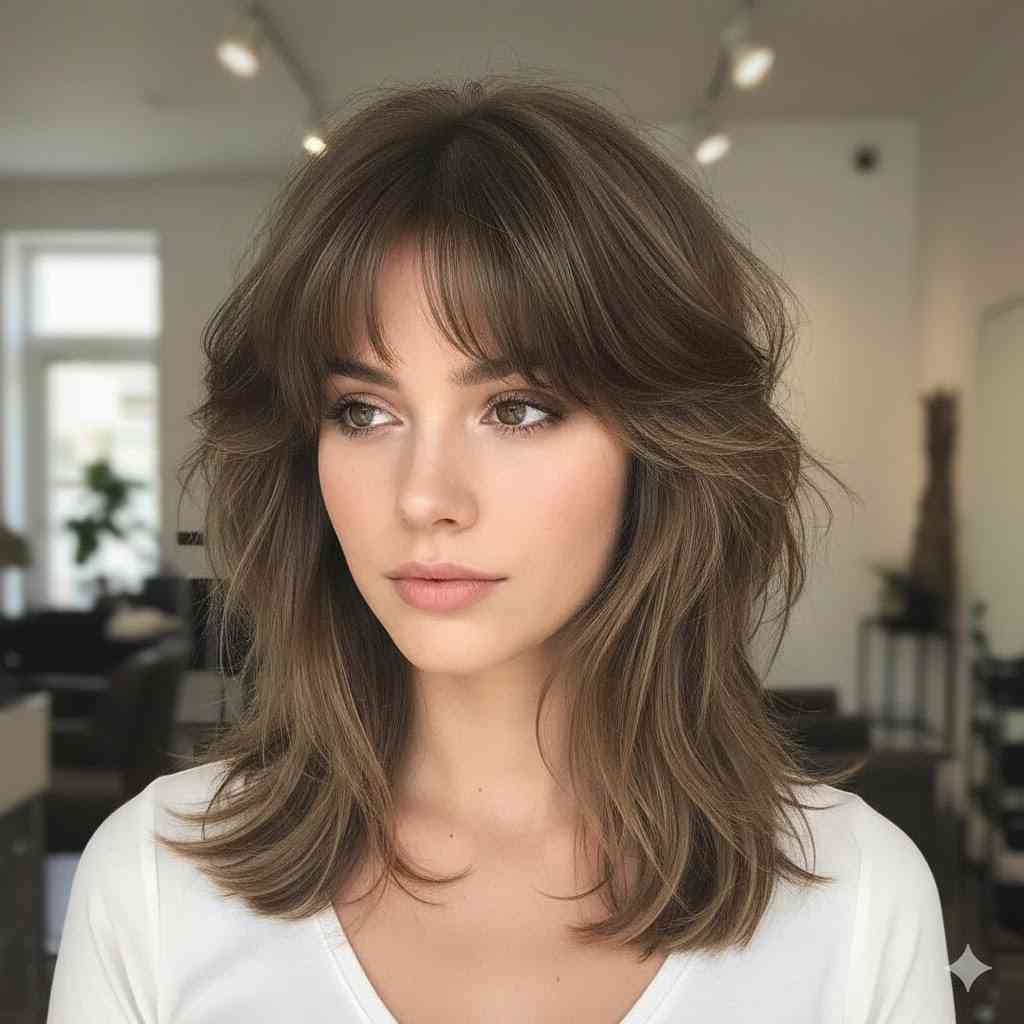 wolf cut with bangs featured image