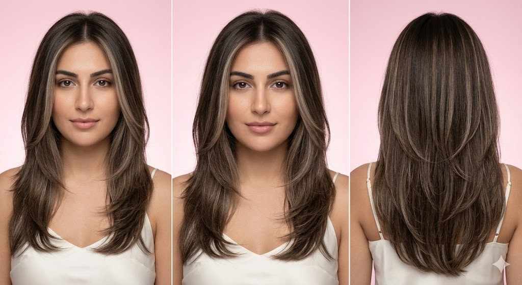 iced coffee brunette highlights 2026