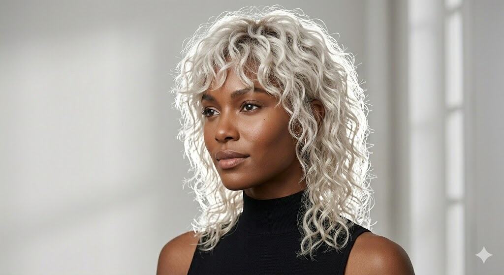 icy platinum curly mullet 2026 B