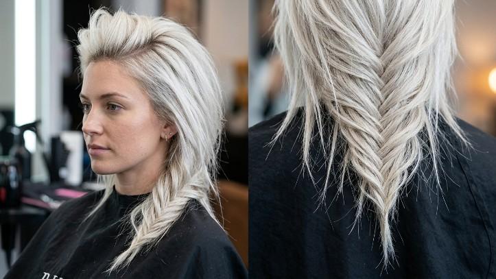 icy platinum fishtail texture 2026