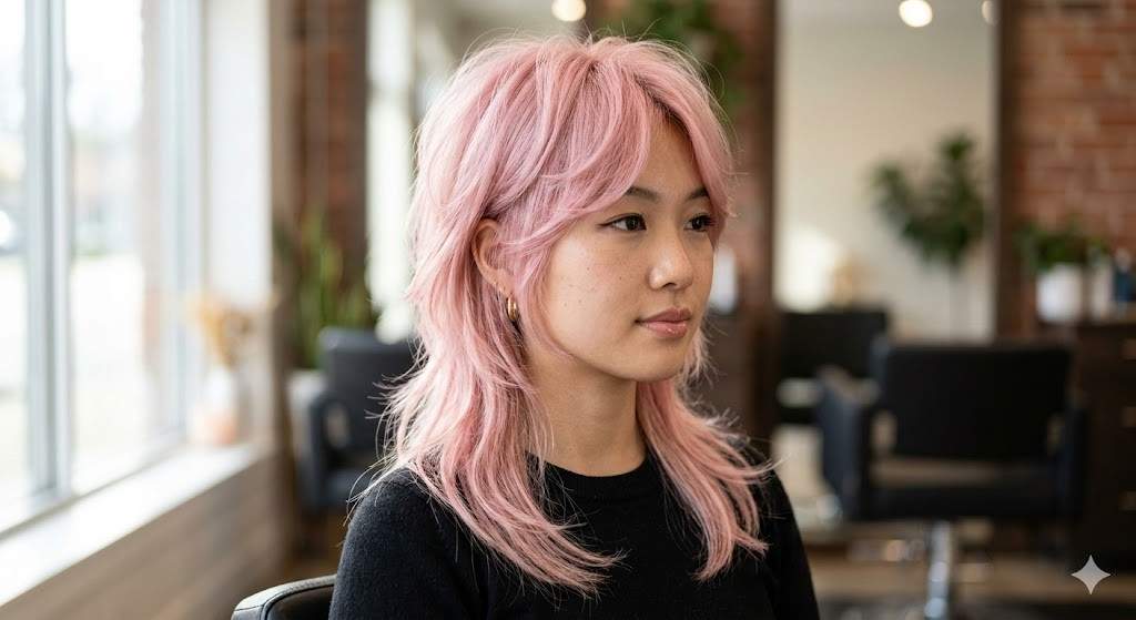 pink wolf cut cotton candy 2026