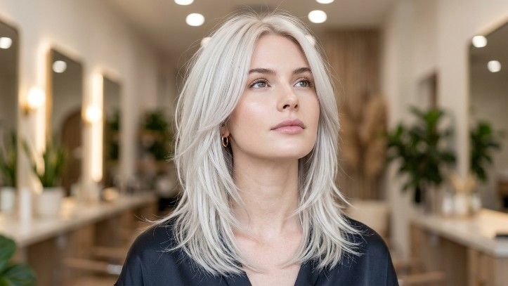 platinum pearl delicate layers wolf cut 2026