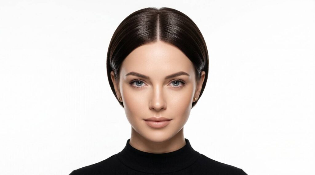 sleek center parted crop inspo 2026