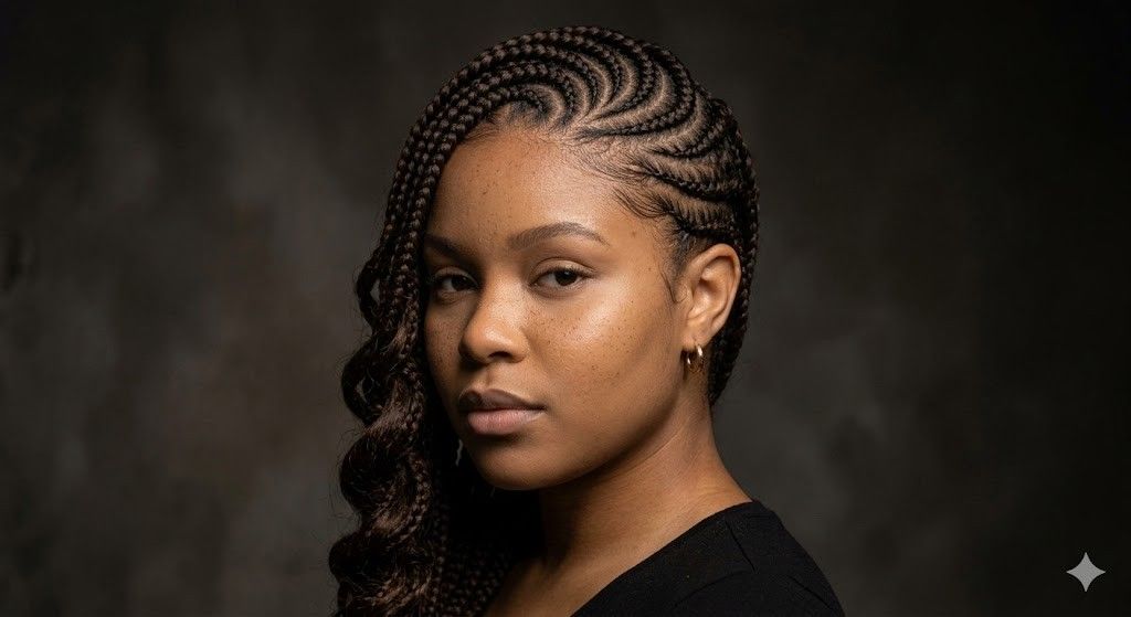 swirl cornrows asymmetrical sidesweep 2026