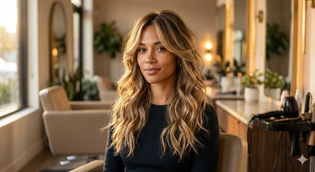 tousled bronde curtain layers 2026