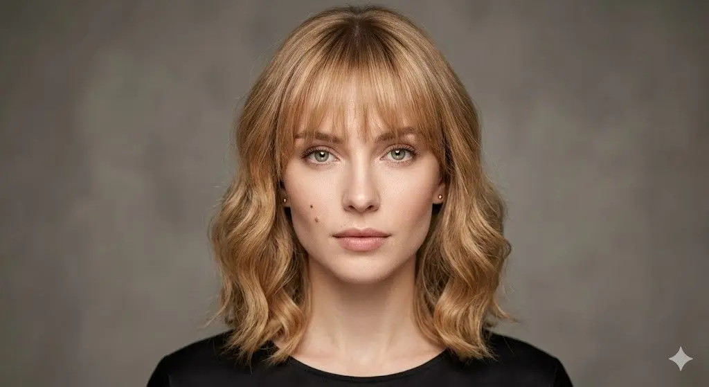 biscuit blonde wispy bangs 2026