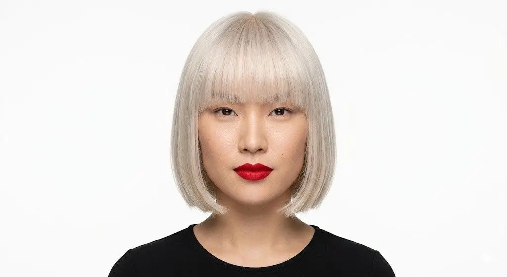 blunt bob full bangs 2026
