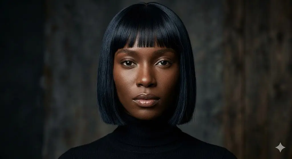 blunt bob micro bangs 2026