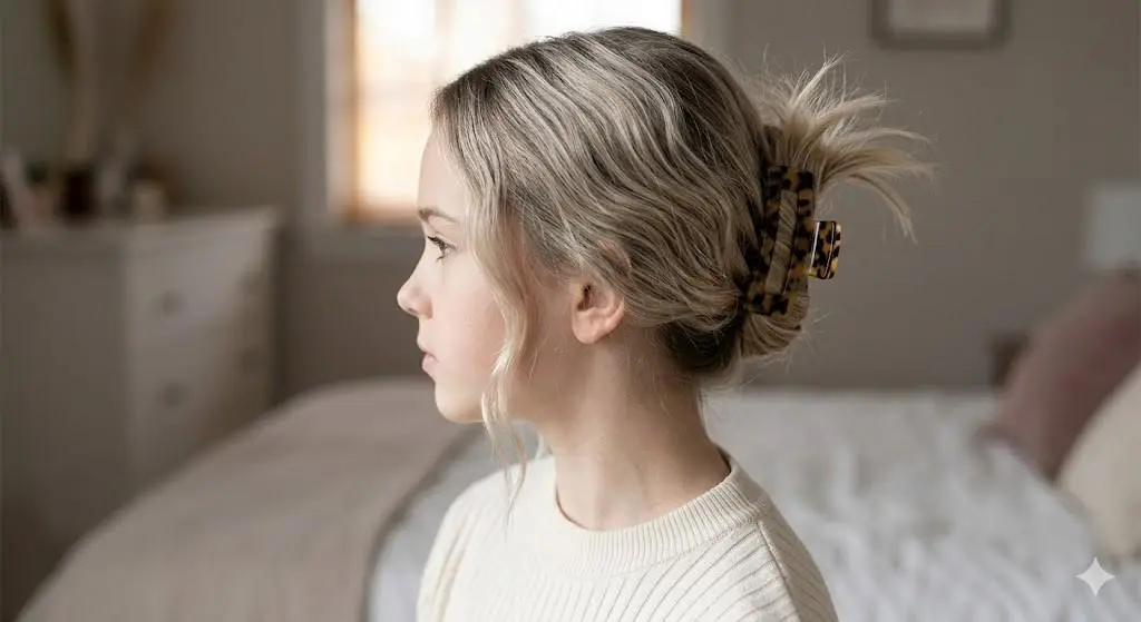 claw clip french twist school 2026