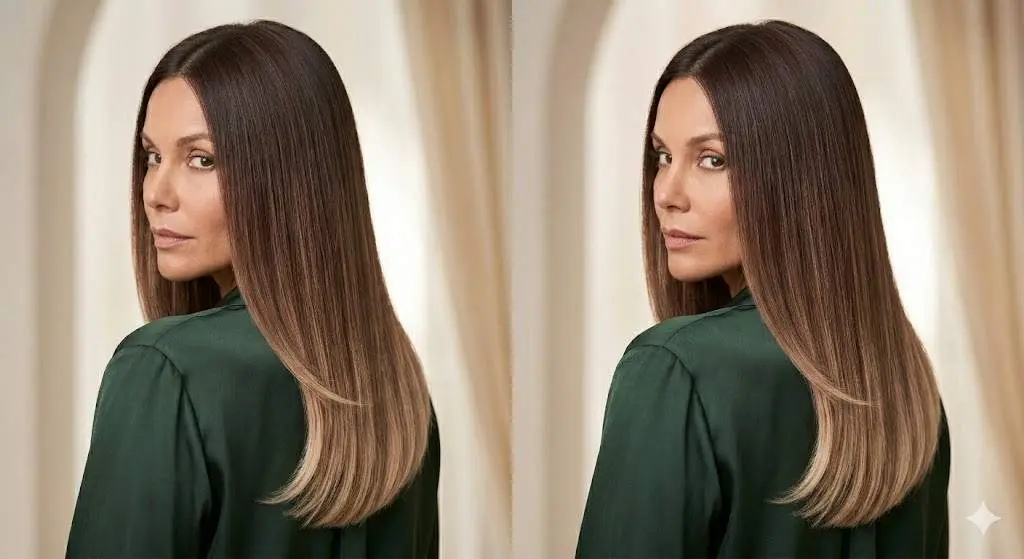 mahogany fade beige tips california brunette 2026