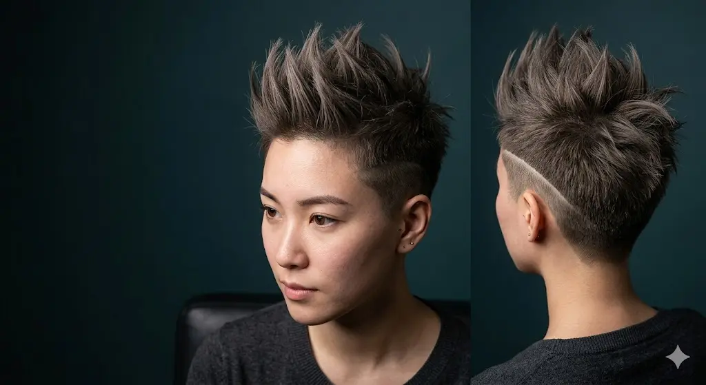 spiky crown shaved temple 2026j