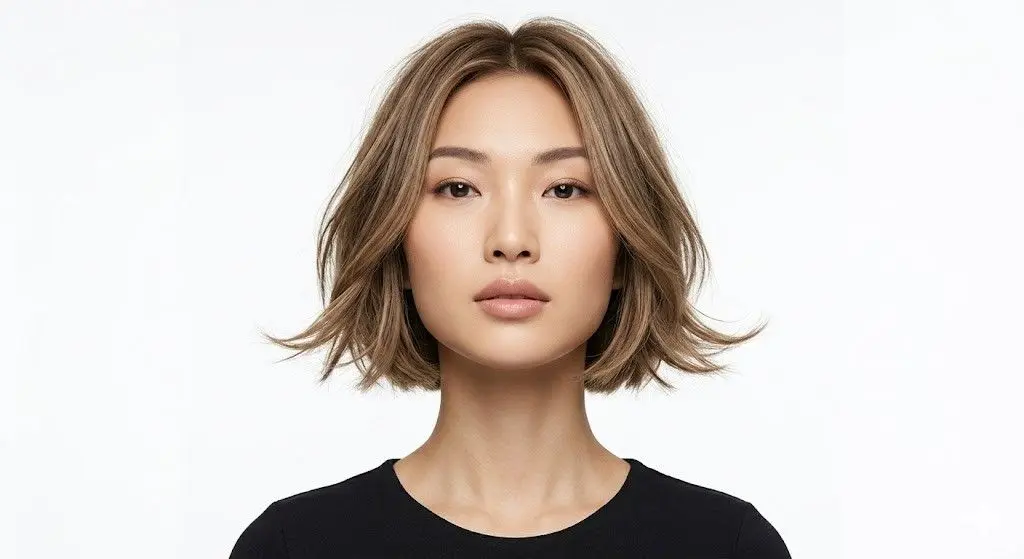 textured bob flicked ends 2026