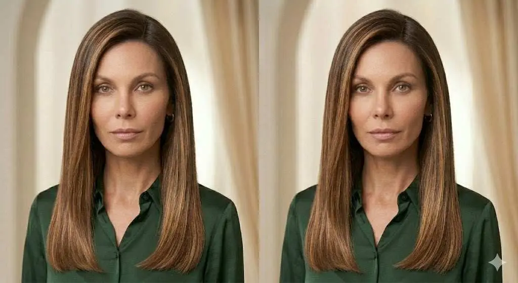 tiger eye glass hair california brunette 2026