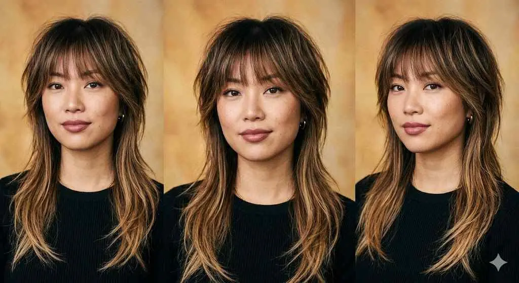 whisper bangs wolf jelly toffee balayage 2026